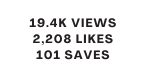 19 4k views 2 208 likes 101 saves